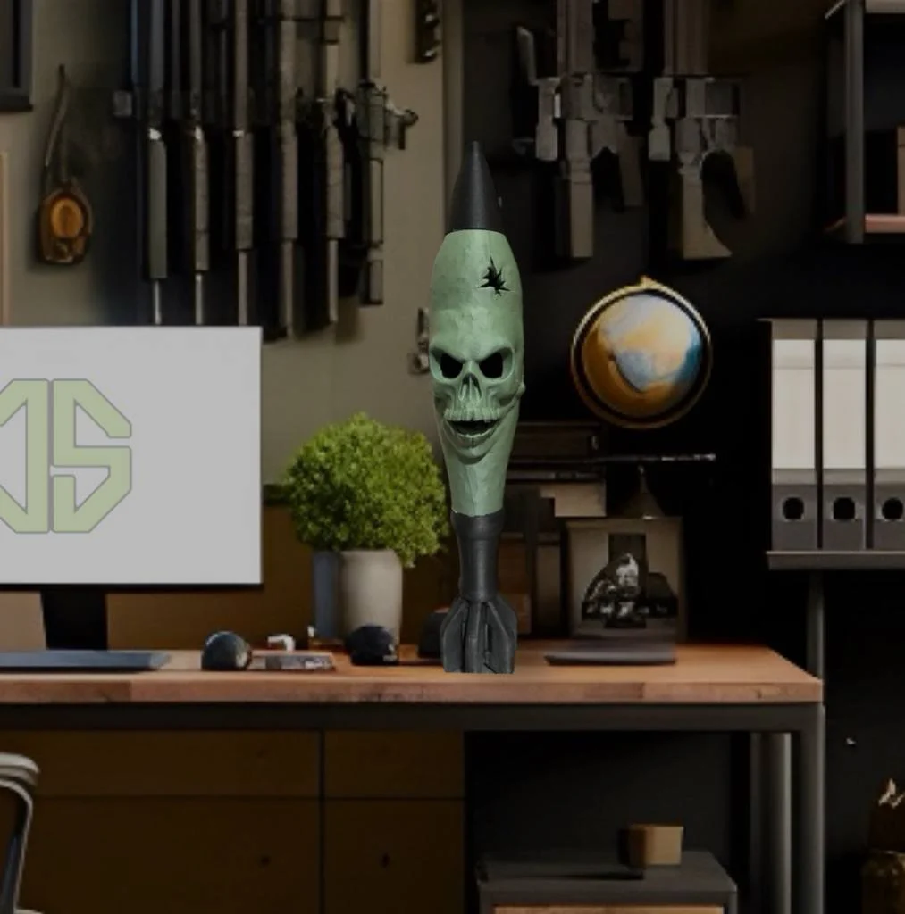 Howitzer Illuminator — Desk Mortar Lamp